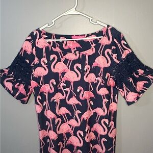 Flamingo Print Women's Top